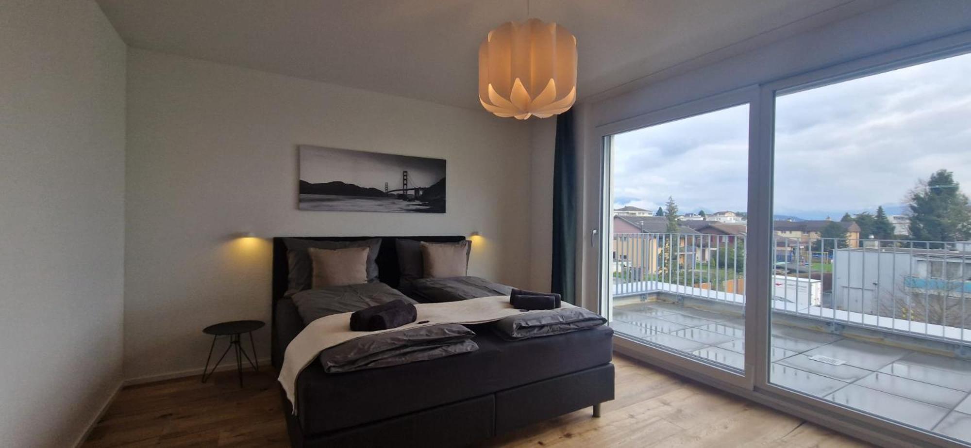 Visionary Hospitality Rothenburg, Lucerne - Premium Apartments With Free Parking, Washer, Kitchen, Terrace, 15' City Exteriör bild