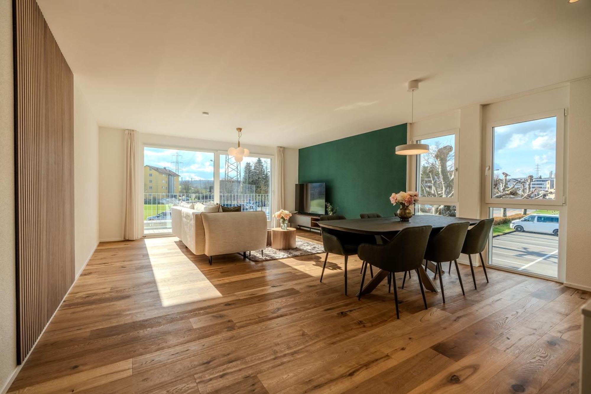 Visionary Hospitality Rothenburg, Lucerne - Premium Apartments With Free Parking, Washer, Kitchen, Terrace, 15' City Exteriör bild