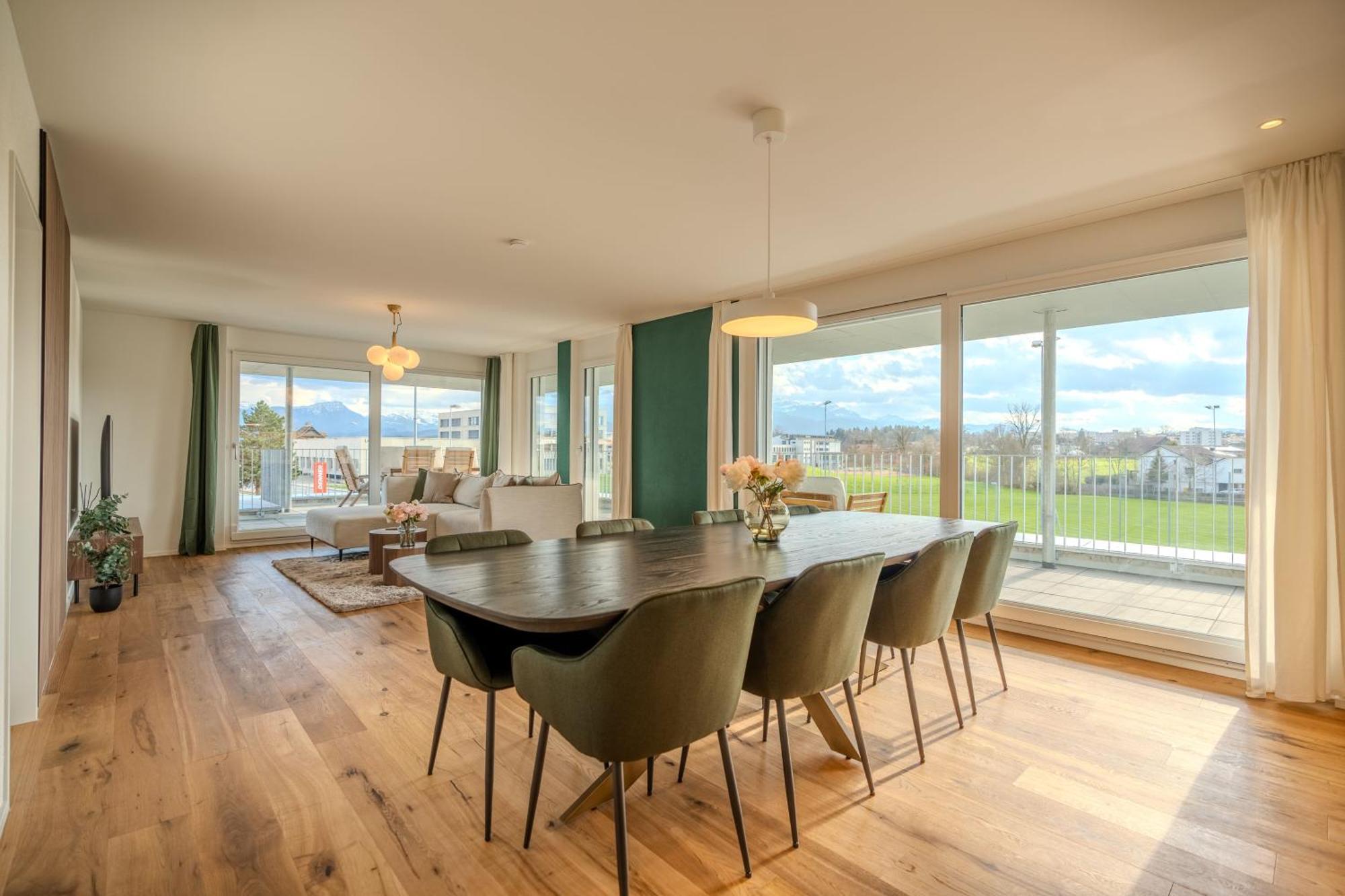 Visionary Hospitality Rothenburg, Lucerne - Premium Apartments With Free Parking, Washer, Kitchen, Terrace, 15' City Exteriör bild